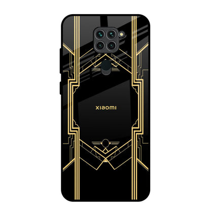 Sacred Logo Redmi Note 9 Glass Back Cover Online