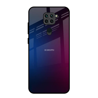 Mix Gradient Shade Redmi Note 9 Glass Back Cover Online