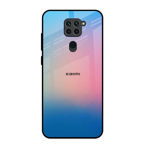 Blue & Pink Ombre Redmi Note 9 Glass Back Cover Online