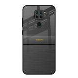 Grey Metallic Glass Redmi Note 9 Glass Back Cover Online