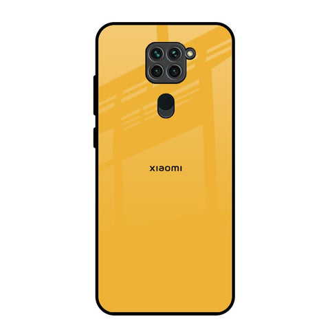 Fluorescent Yellow Redmi Note 9 Glass Back Cover Online