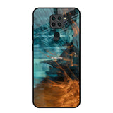 Golden Splash Redmi Note 9 Glass Back Cover Online