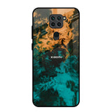 Watercolor Wave Redmi Note 9 Glass Back Cover Online