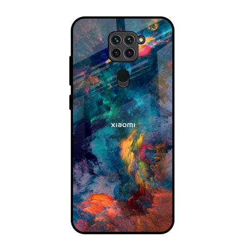Colored Storm Redmi Note 9 Glass Back Cover Online
