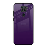 Dark Purple Redmi Note 9 Glass Back Cover Online
