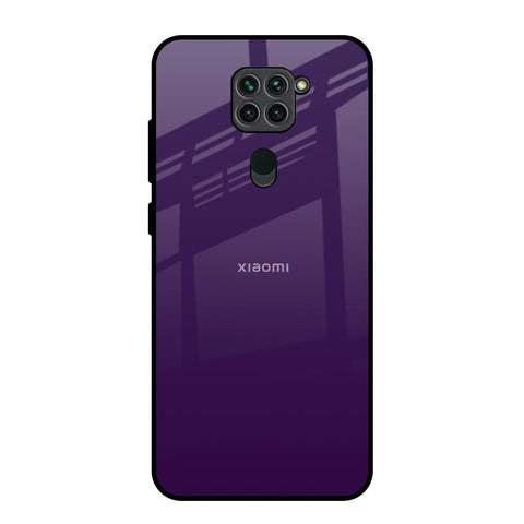 Dark Purple Redmi Note 9 Glass Back Cover Online