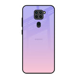 Lavender Gradient Redmi Note 9 Glass Back Cover Online