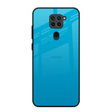 Blue Aqua Redmi Note 9 Glass Back Cover Online