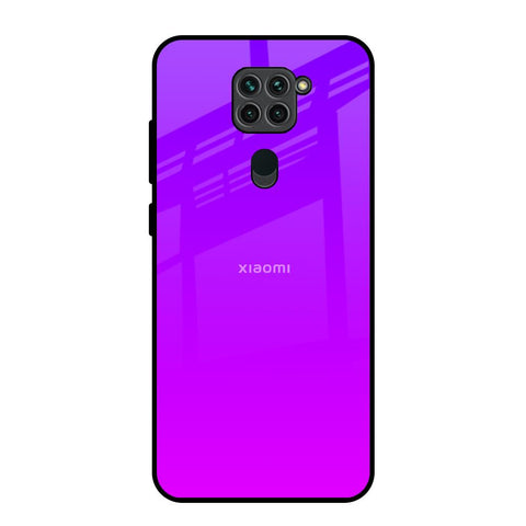 Purple Pink Redmi Note 9 Glass Back Cover Online