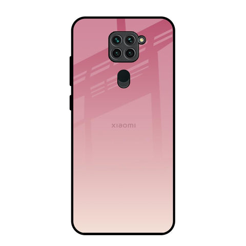 Blooming Pink Redmi Note 9 Glass Back Cover Online