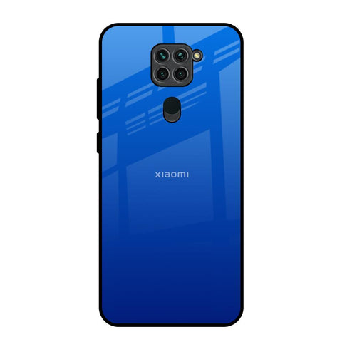 Egyptian Blue Redmi Note 9 Glass Back Cover Online