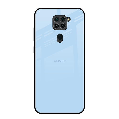 Pastel Sky Blue Redmi Note 9 Glass Back Cover Online