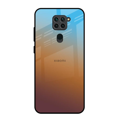 Rich Brown Redmi Note 9 Glass Back Cover Online