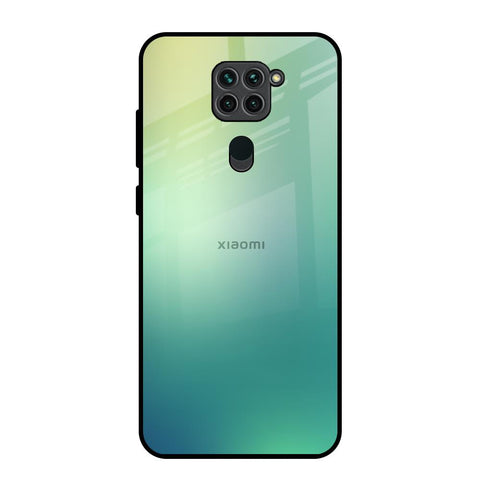 Dusty Green Redmi Note 9 Glass Back Cover Online