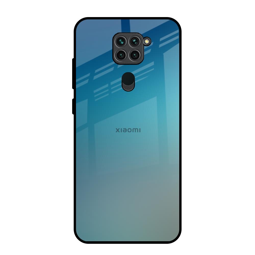 Sea Theme Gradient Redmi Note 9 Glass Back Cover Online