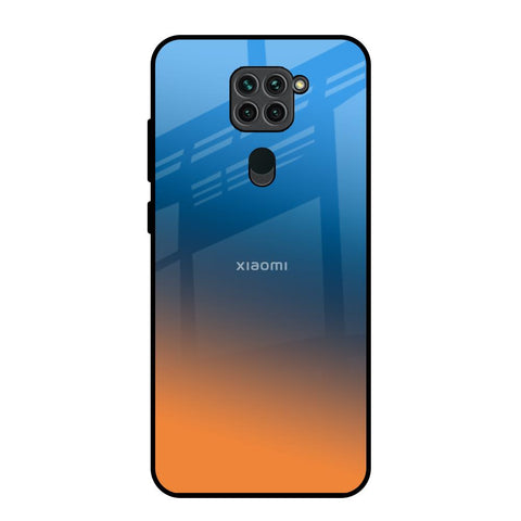 Sunset Of Ocean Redmi Note 9 Glass Back Cover Online