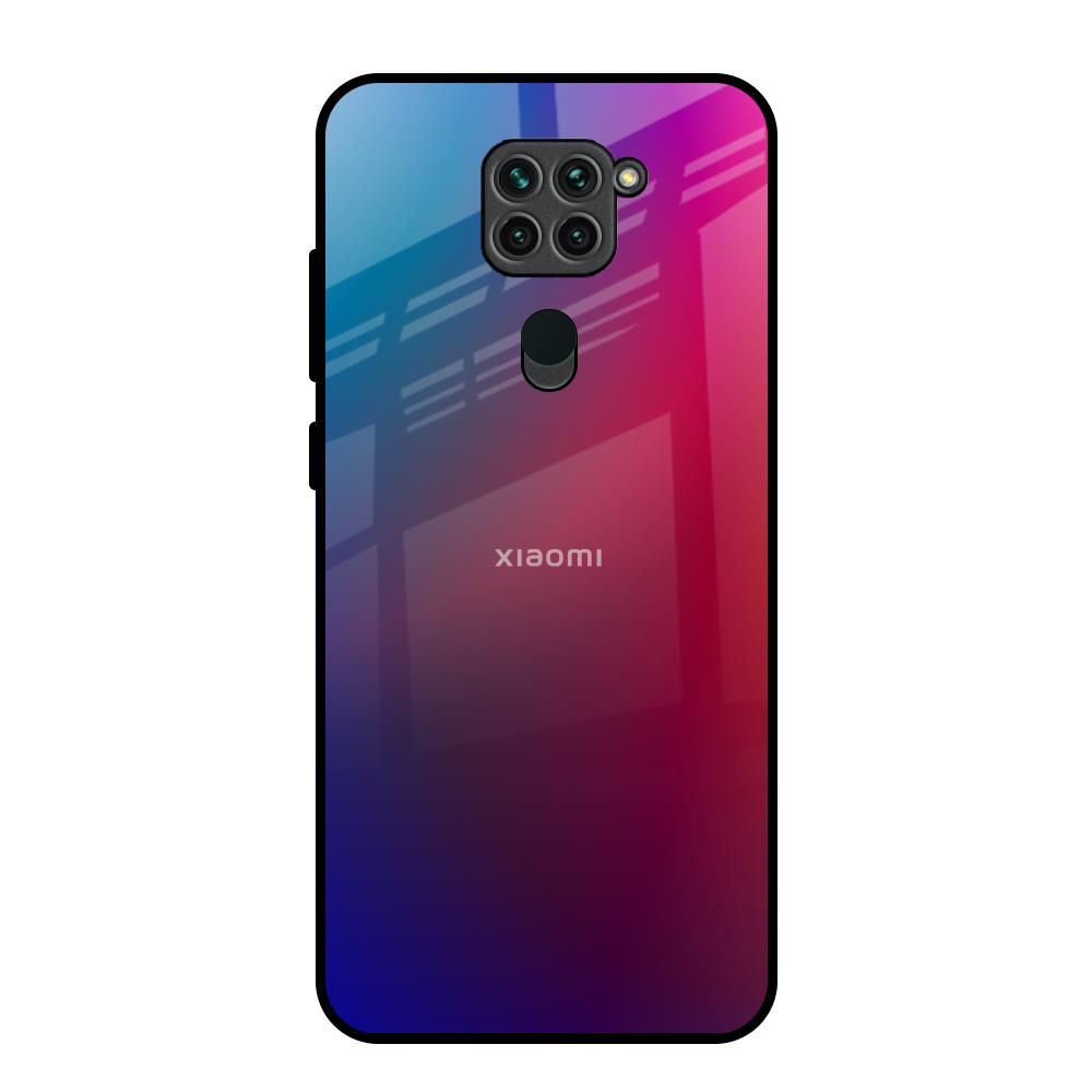 Magical Color Shade Redmi Note 9 Glass Back Cover Online