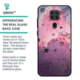 Space Doodles Glass Case for Redmi Note 9