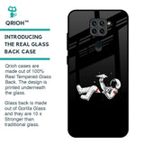 Space Traveller Glass Case for Redmi Note 9