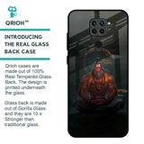 Lord Hanuman Animated Glass Case for Redmi Note 9