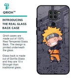 Orange Chubby Glass Case for Redmi Note 9