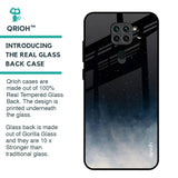 Black Aura Glass Case for Redmi Note 9