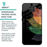 Colorful Leaves Glass Case for Redmi Note 9