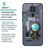 Space Travel Glass Case for Redmi Note 9