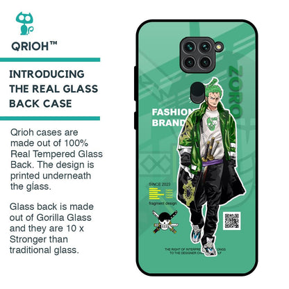 Zoro Bape Glass Case for Redmi Note 9