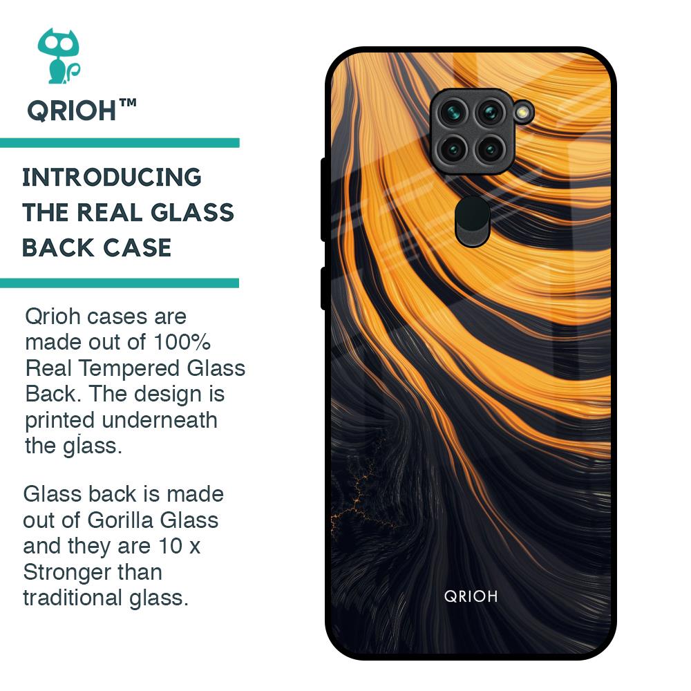 Sunshine Beam Glass Case for Redmi Note 9