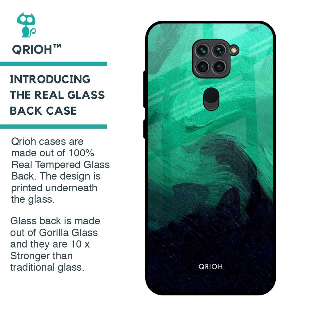 Scarlet Amber Glass Case for Redmi Note 9