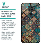 Retro Art Glass Case for Redmi Note 9