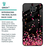 Heart Rain Fall Glass Case For Redmi Note 9