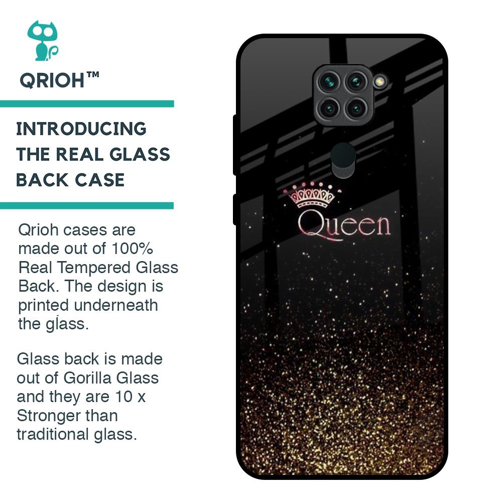 I Am The Queen Glass Case for Redmi Note 9