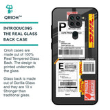 Cool Barcode Label Glass Case For Redmi Note 9