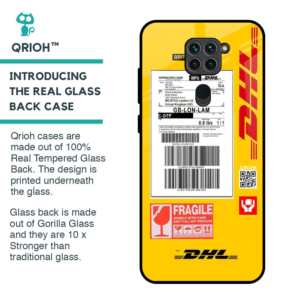Express Worldwide Glass Case For Redmi Note 9
