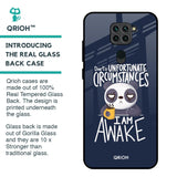 Struggling Panda Glass Case for Redmi Note 9