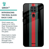 Vertical Stripes Glass Case for Redmi Note 9