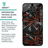 Vector Art Glass Case for Redmi Note 9