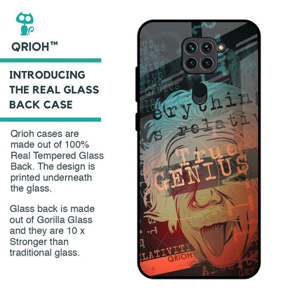 True Genius Glass Case for Redmi Note 9