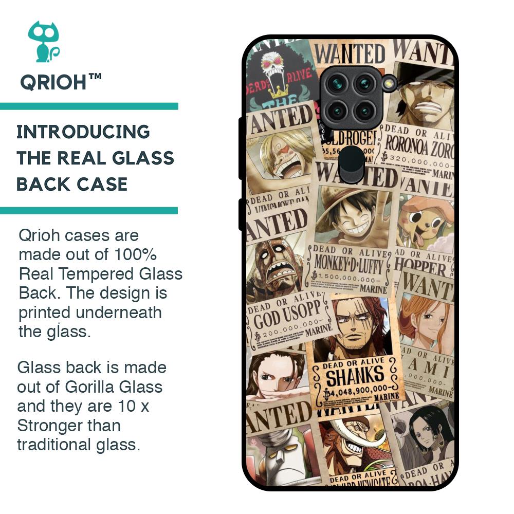 Dead Or Alive Glass Case for Redmi Note 9