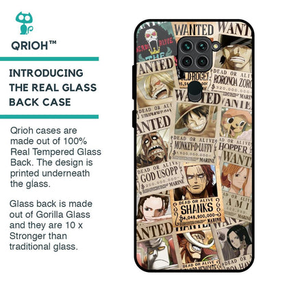 Dead Or Alive Glass Case for Redmi Note 9
