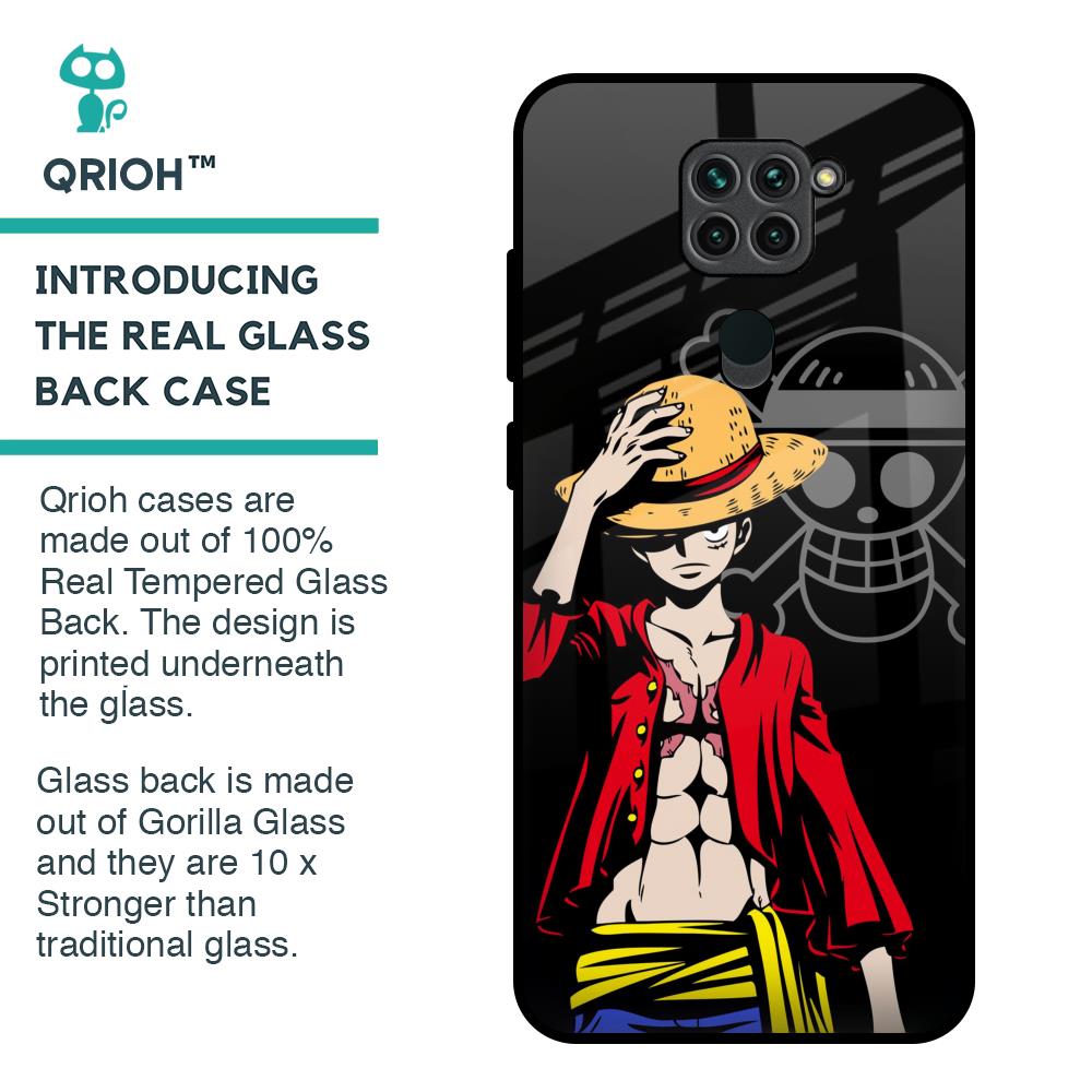 Hat Crew Glass Case for Redmi Note 9