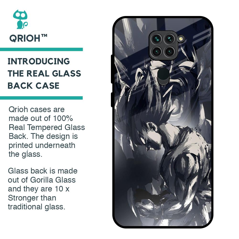 Sketch Art DB Glass Case for Redmi Note 9