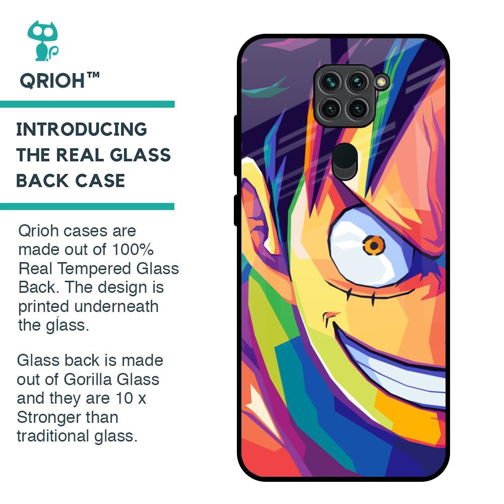 Monkey Wpap Pop Art Glass Case for Redmi Note 9