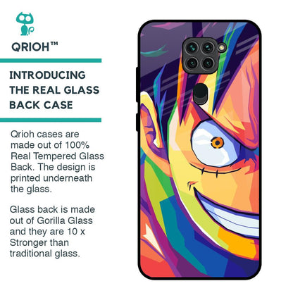 Monkey Wpap Pop Art Glass Case for Redmi Note 9