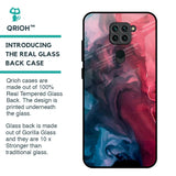 Blue & Red Smoke Glass Case for Redmi Note 9