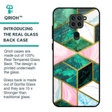 Seamless Green Marble Glass Case for Redmi Note 9