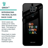 Go Your Own Way Glass Case for Redmi Note 9