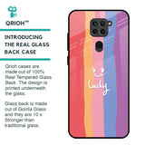 Lucky Abstract Glass Case for Redmi Note 9